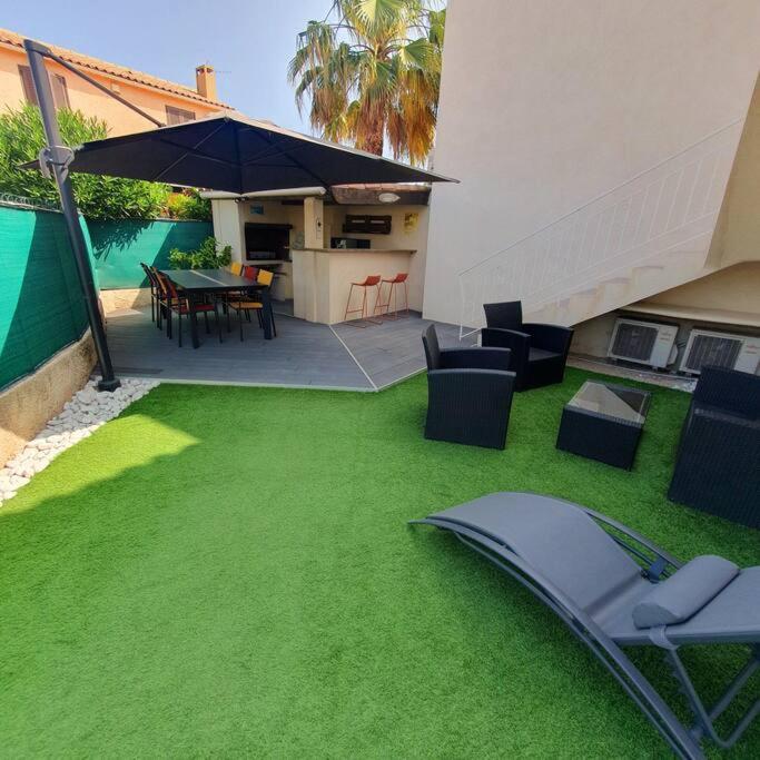 Joli Haut De Villa 3 Chambres Climatise Avec Jacuzzi Marignane Eksteriør billede